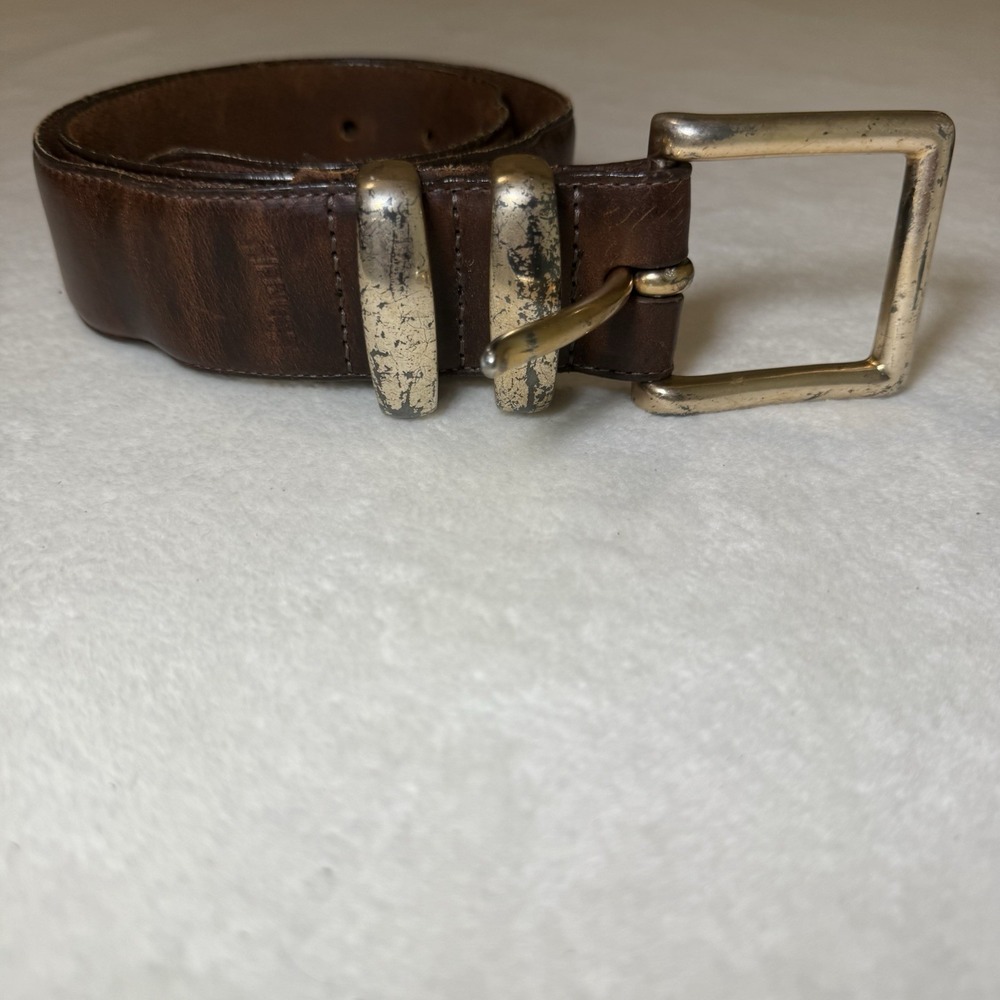 Honest Belt Women's Size 28 Vintage Brown‎ Leather Vintage 62809